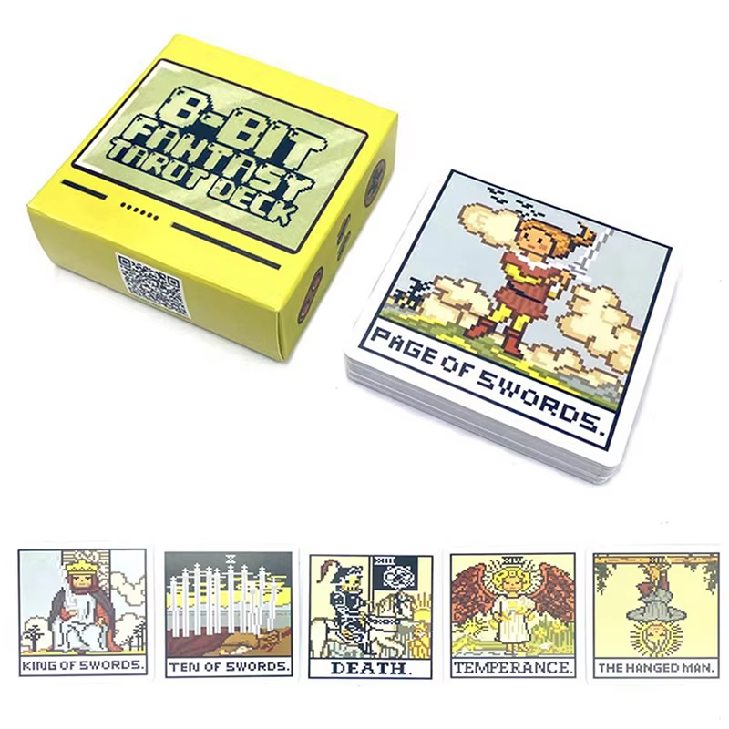 Tarot Deck With Guidebook - 8비트 판타지 타로 덱 카드 예언