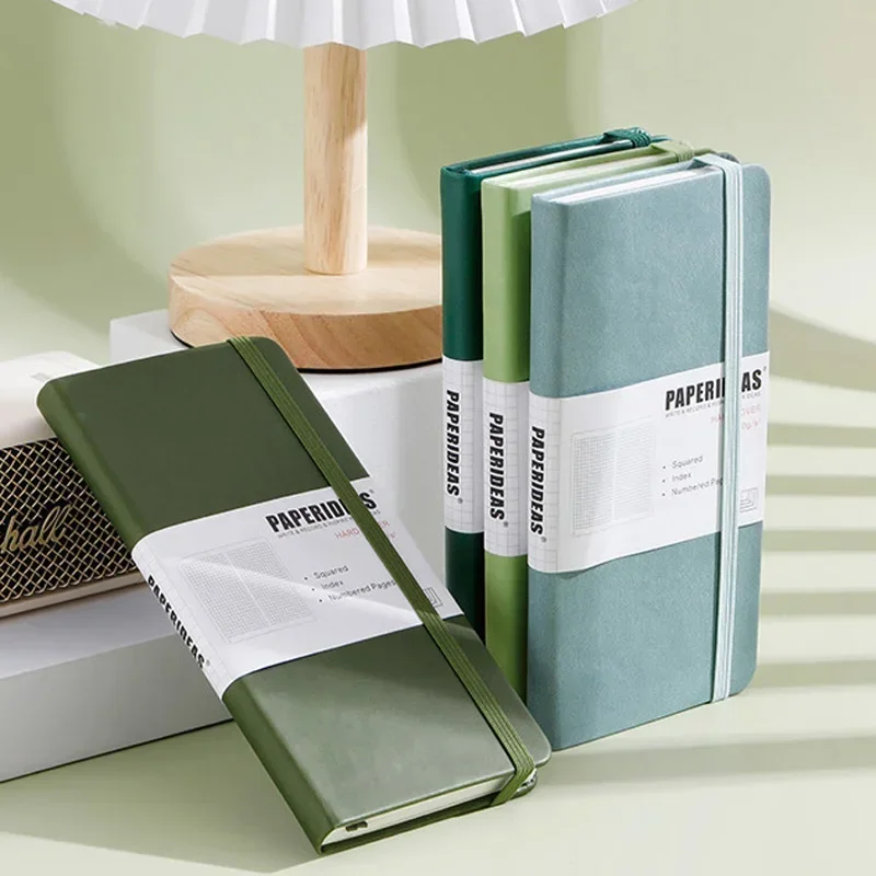 Vintage Leather Journal Notebook - 여행 노트 번호가 매겨진 열심히 일하는