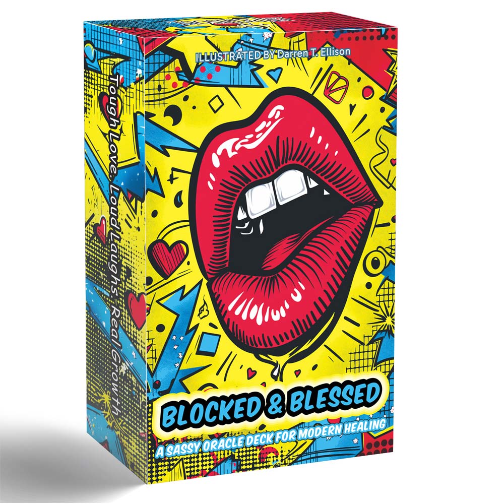 Tarot Deck With Guidebook - 54 카드 덱, 13x8cm 크기, BLOCKED