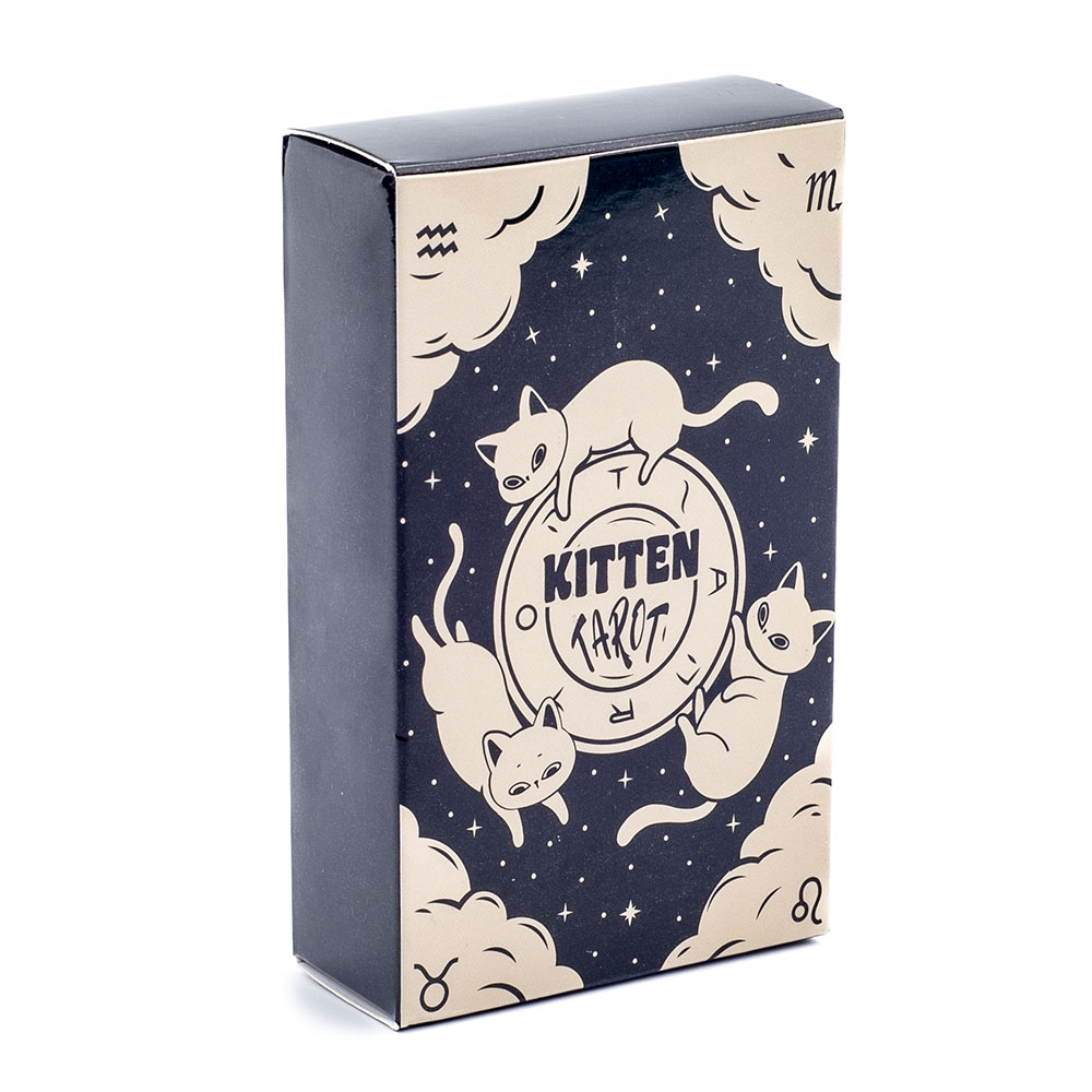 고양이 타로 카드 세트, 78장, 귀여운 흑백 디자인, - Tarot Deck With Guidebook 리뷰 및 가격
