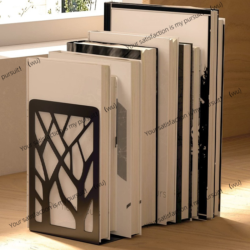 속이 빈 책꽂이 L자형 나무 장식 단조 철제 북엔드 데 - Stationery Books 리뷰 및 가격