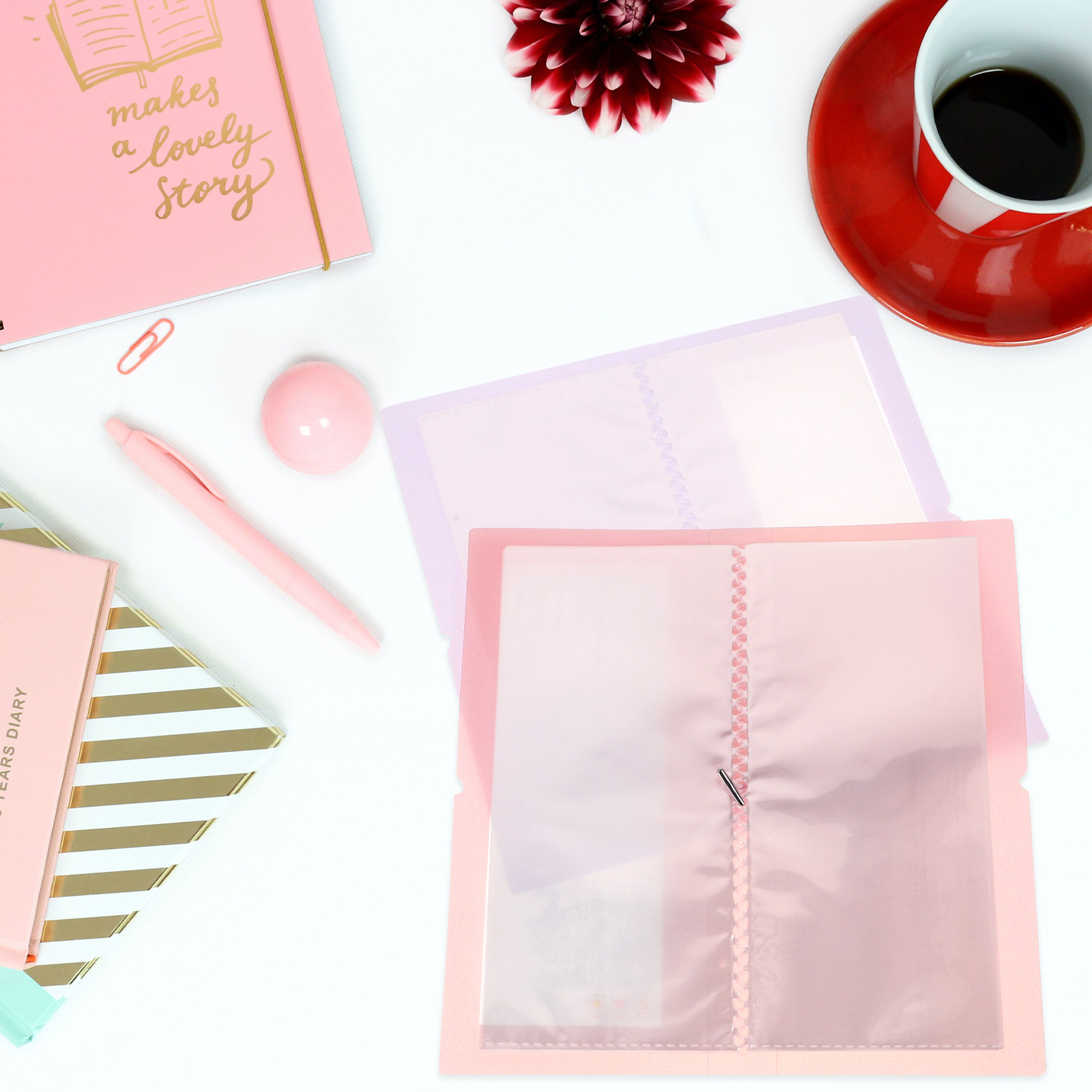 투명 스티커 보관 앨범 2개 세트, 스티커 수집 및 정 - Stationery Books 리뷰 및 가격