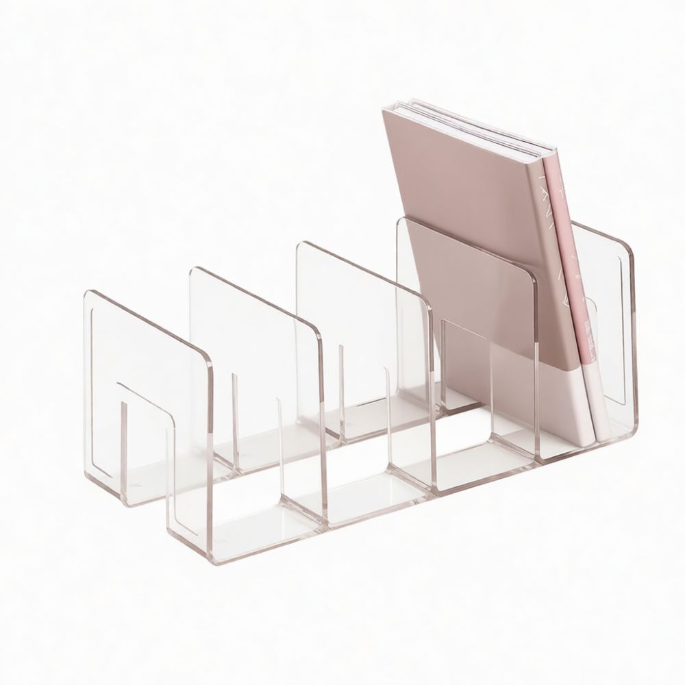투명한 아크릴 소재의 책꽂이, 책상 정리대, 두꺼운 재 - Clear Acrylic Book Stand Holder 리뷰 및 가격