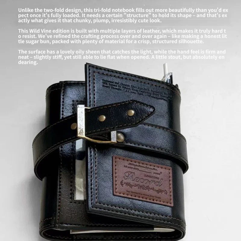 야생 덩굴 무늬가 새겨진 고급스러운 가죽 커버의 M5  - Vintage Leather Journal Notebook 리뷰 및 가격