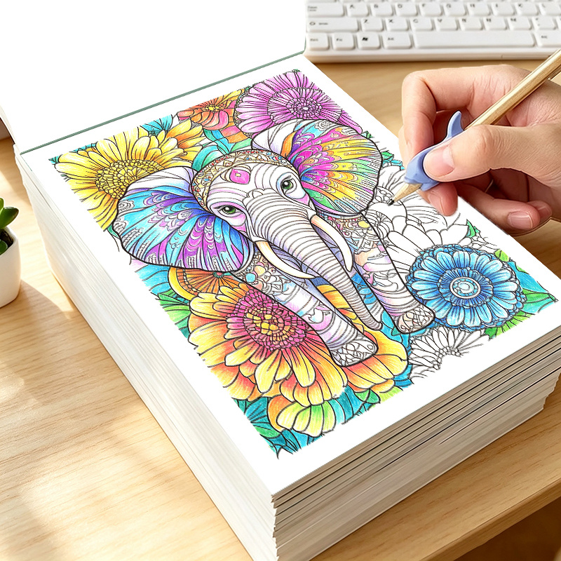 성인용 동물 색칠하기 책, 귀여운 너구리 그림, 자연을 - Adult Coloring Book Stress Relief 리뷰 및 가격