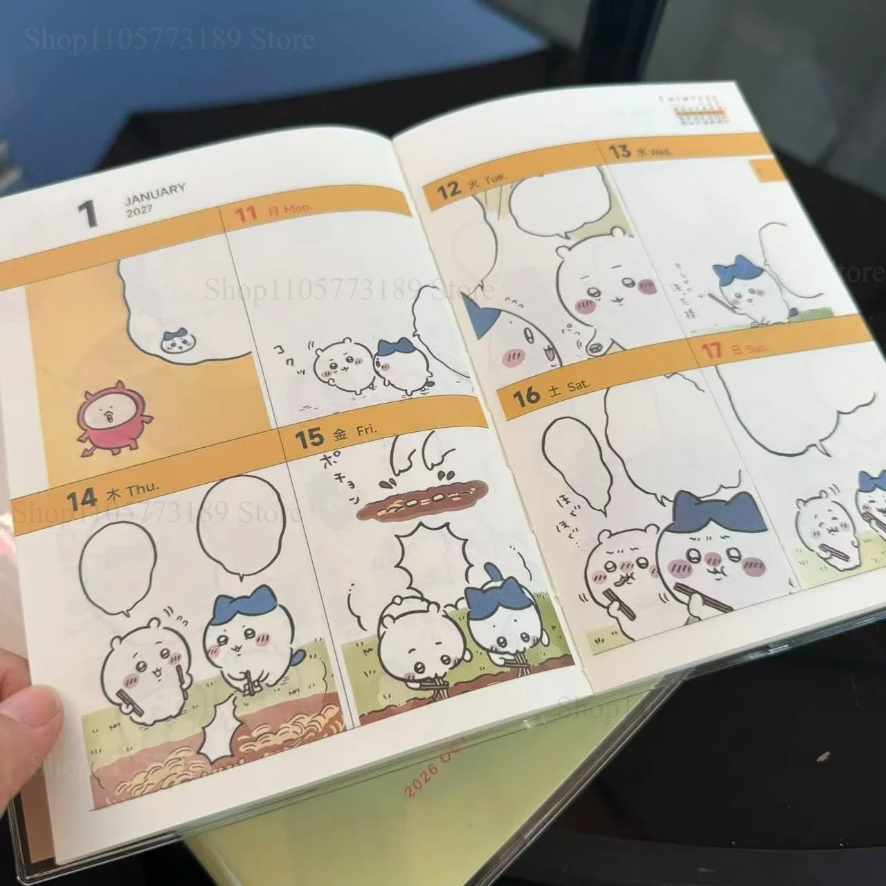 치이카와 2027 주간/월간 플래너, 만화 일기, 일정 - Stationery Books 리뷰 및 가격