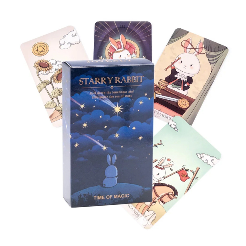 창의적인 별빛 토끼 타로 카드 전자책 없음 마인드 덱  - Tarot Deck With Guidebook 리뷰 및 가격
